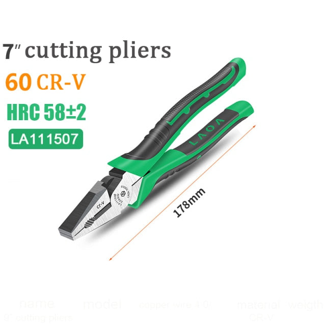 LAOA 9inch Industrial Cutting Pliers Save Effort Diagonal Pliers Electrician - KiwisLove