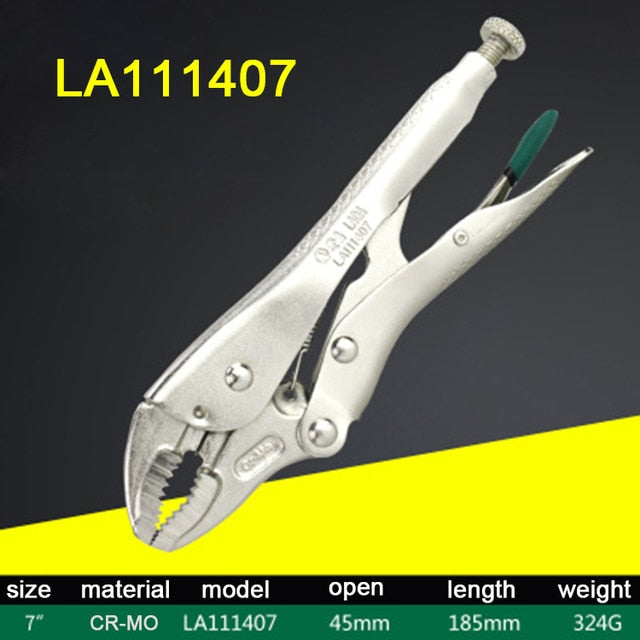 LAOA Locking Pliers Cr-Mo Material Round Nose Locking Tool Water Pipe Wrench - KiwisLove