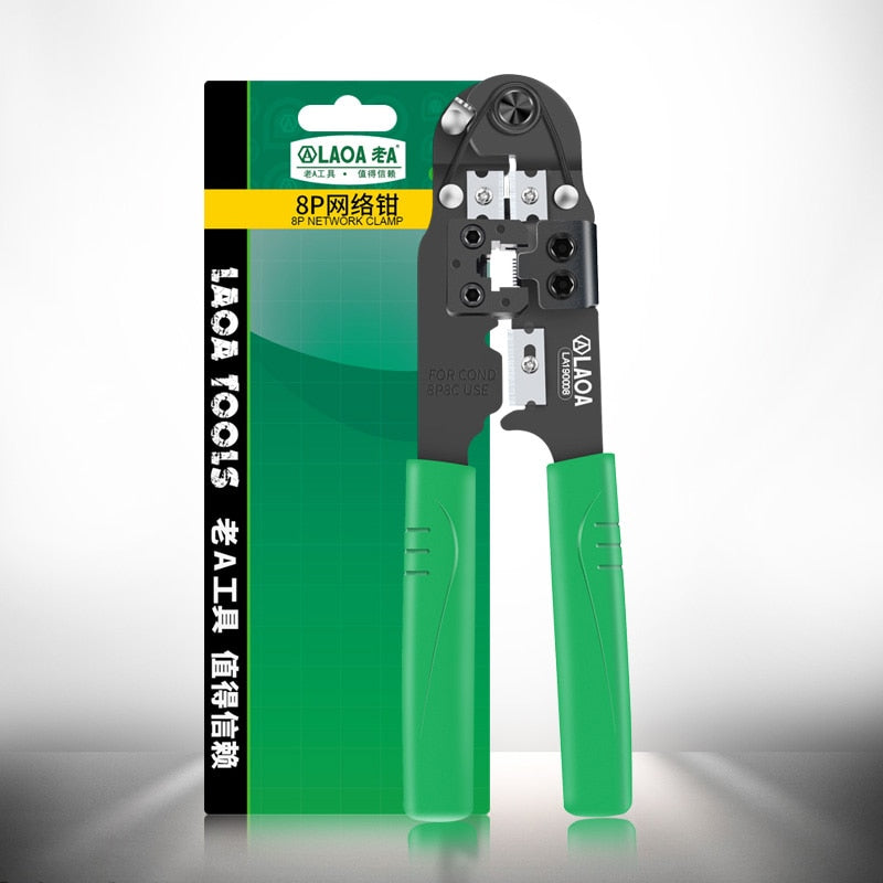 LAOA 8P Network Pliers Professional Networking Cable Crimping - KiwisLove