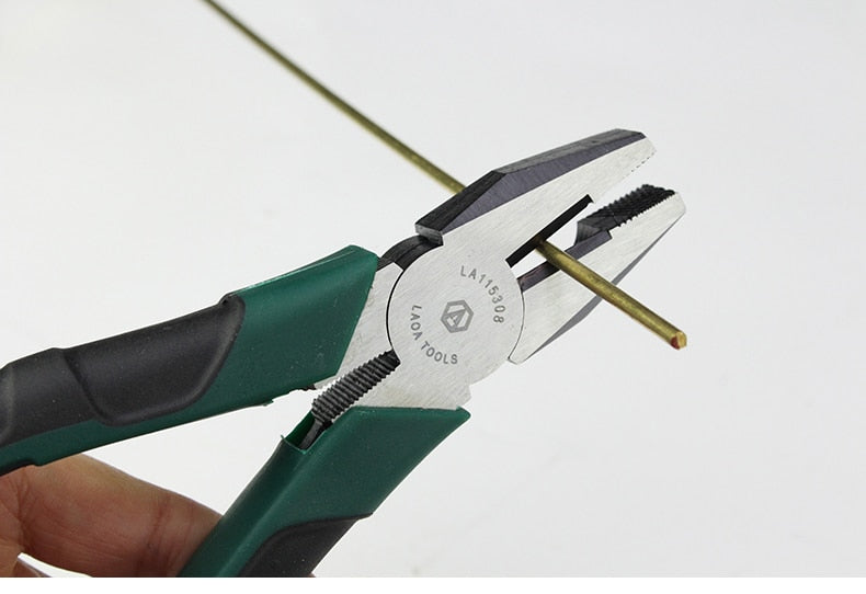 LAOA 8inch Steel wire Pliers Professional pincer pliers High Hardness stainless Steel - KiwisLove