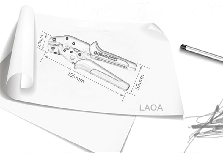 LAOA Multifunction Ratchet Wire Crimpers Terminal Module Crimping Plier - KiwisLove