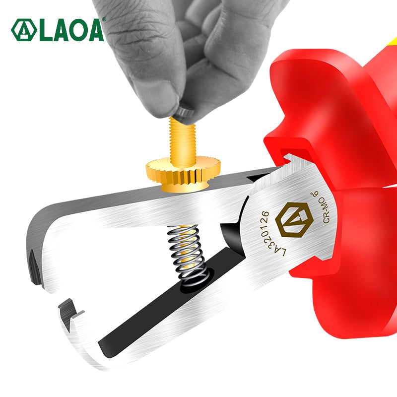 LAOA insulation Wire Stripper VDE 1000V Wire Stripping Pliers With GS Antiflaming high Temperature Resistance Cable Stripper - KiwisLove