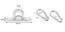 2 Sets Of Suspended Ceiling Wall Mount U-Shaped Hooks Heavy Duty - KiwisLove