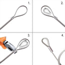 PVC Coated Flexible Wire Rope Soft Cable Transparent Stainless Steel  Kit - KiwisLove