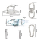 Rotation Swivel Hook Hammock Chair Swing Hanging Seat  Indoor Outdoor - KiwisLove