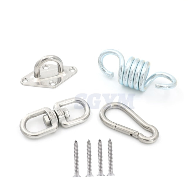 Rotation Swivel Hook Hammock Chair Swing Hanging Seat  Indoor Outdoor - KiwisLove