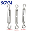 1Pcs  Adjust Chain Rigging Hooks & Eye Turnbuckle Wire Rope Tension - KiwisLove