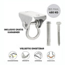 304 Stainless Steel Heavy Duty Swing Fixed Buckles Hook Hanger Set - KiwisLove
