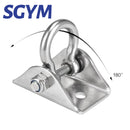 304 Stainless Steel Heavy Duty Swing Fixed Buckles Hook Hanger Set - KiwisLove