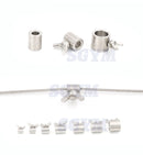 10pcs  304 stainless steel rope manual lock catch fasteners butterfly buckle - KiwisLove