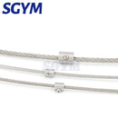 50pcs handscrew Clamp 304 stainless steel Wire Rope Clip with Bolts buckle - KiwisLove