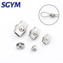 2pcs Wire Rope Chuck  304 Stainless Steel Wire Rope Clips Single Grips - KiwisLove