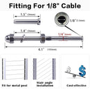 20 set Threaded Hand Crimp Swage Stud Stemball Swage Combination Pack - KiwisLove