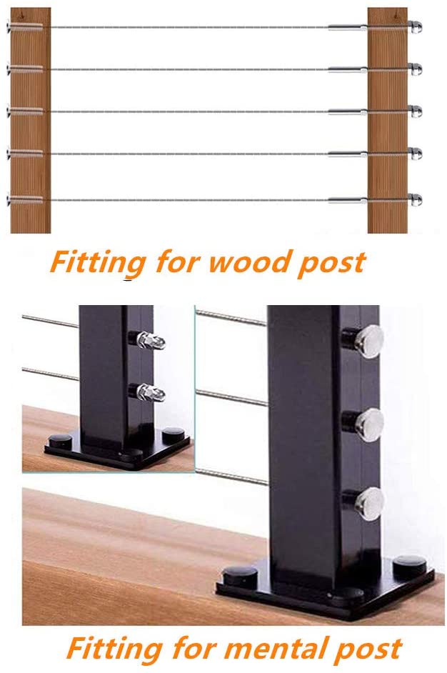 20pcs Threaded Hand Crimp Swage Stud Stemball Swage Pack Tension End - KiwisLove