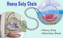 Hanging Chain 2 Carabiners Hanging  Hammocks Punching Bags Heavy Duty - KiwisLove