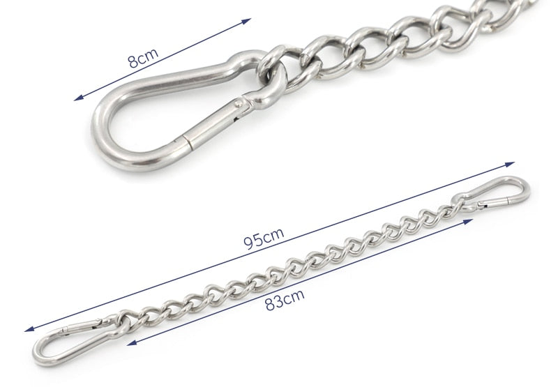 Hanging Chain 2 Carabiners Hanging Hammocks Punching Bags Heavy Duty - KiwisLove