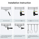 M8 Hammock Swing Hook Fixed Plate  304 Stainless Steel Hanging  Kit - KiwisLove