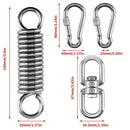 304 Stainless Steel Heavy Duty Hanging Kit Spring Hook Spinning - KiwisLove