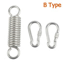 304 Stainless Steel Heavy Duty Hanging Kit Spring Hook Spinning - KiwisLove