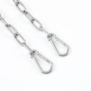 Stainless Steel 304 Long Link Chain  With Two Snap Hooks - KiwisLove