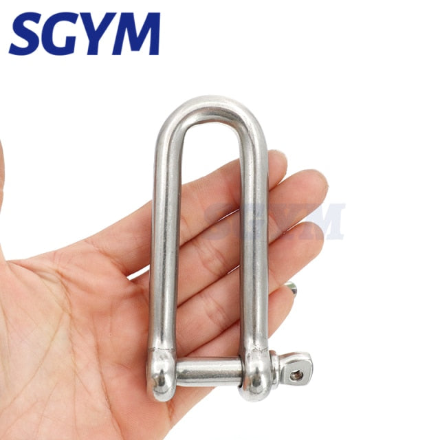 304 Stainless Steel D Shackle Anchor Shackle Connector Rigging Fastener - KiwisLove