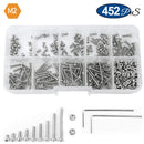 round head hex hexagon socket screw set allen head bolt and nut kit - KiwisLove