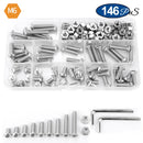 round head hex hexagon socket screw set allen head bolt and nut kit - KiwisLove