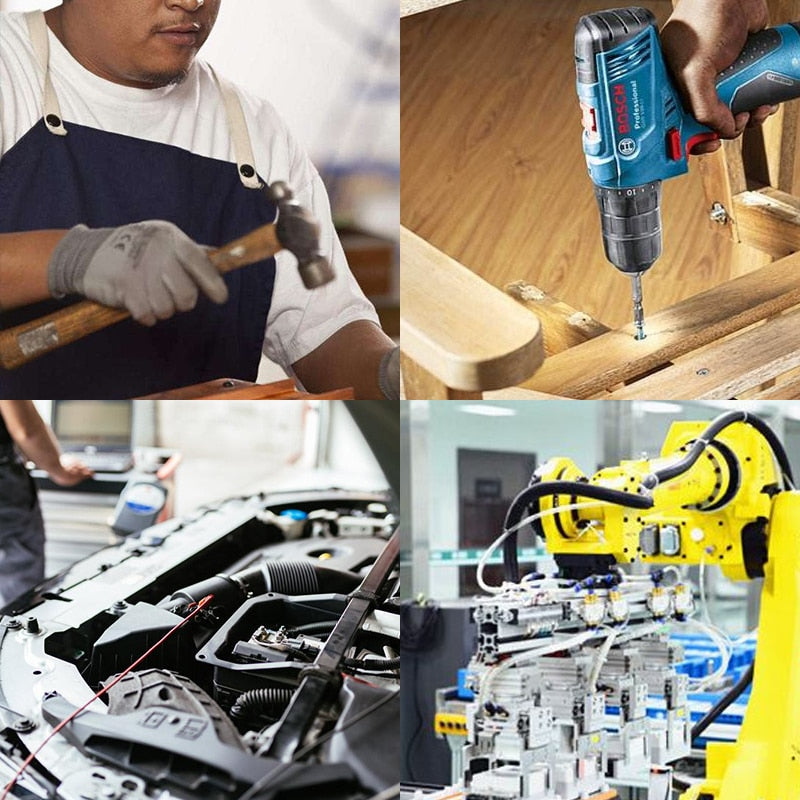 1132Pcs/set 304 Stainless Steel Screw Set M3.5 Flat Pan Head Self-tapping - KiwisLove