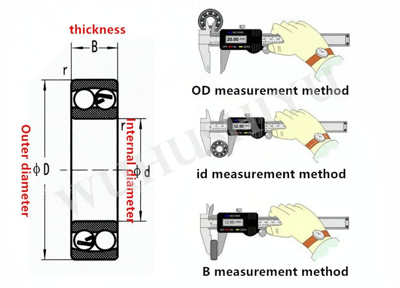 10pcs MINI deep groove ball bearing - KiwisLove