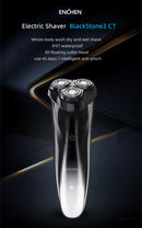 ENCHEN BlackStone 3CT Face Shaver  Wet  Dry Dual Use IPX7 Waterproof - KiwisLove