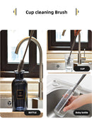 Cup Brush Scrubber Glass Cleaner  Kitchen Cleaning Silicone - KiwisLove