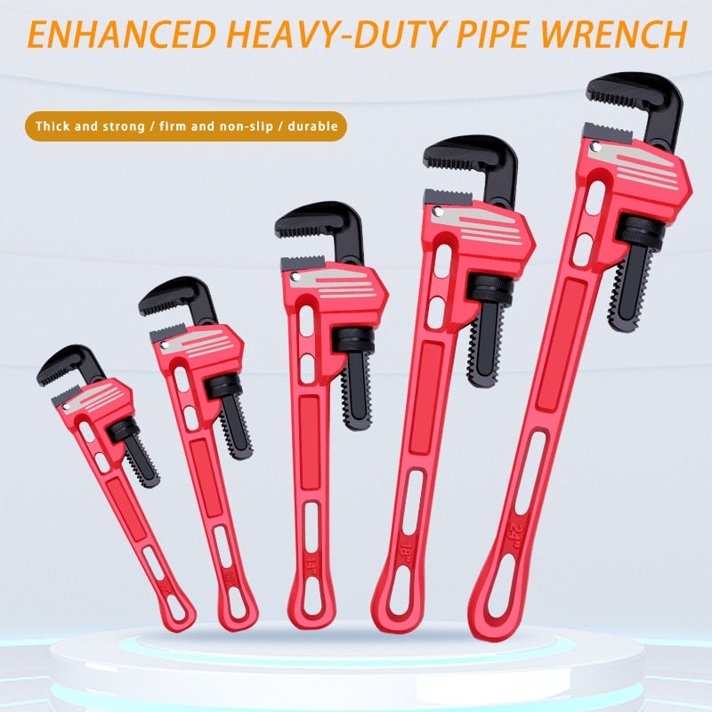 Pipe Wrench Heavy Duty Pliers Adjustable Anti-Corrosion Rust Plumbing - KiwisLove
