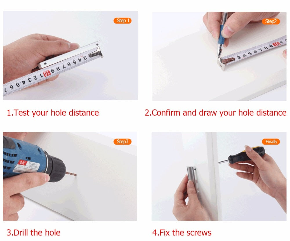 50 Pieces of KAK Champagne Gold Door Handles 6106-96 - KiwisLove