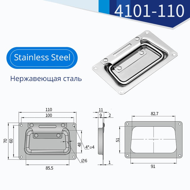 KAK Stainless Steel Tool Box Handle and Pulls Container Box Handles - KiwisLove