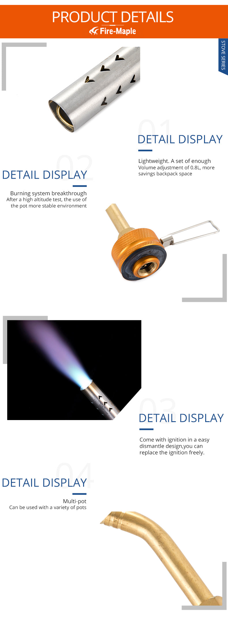 Fire Maple Gas Torch FMS-706 Super power Flame Gun - KiwisLove