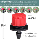 Adjustable 8-Holes Drippers Garden Irrigation Spinkler Nozzle - KiwisLove