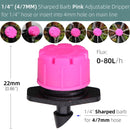 Adjustable 8-Holes Drippers Garden Irrigation Spinkler Nozzle - KiwisLove
