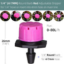 Adjustable 8-Holes Drippers Garden Irrigation Spinkler Nozzle - KiwisLove