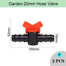 Drip Irrigation Mini Valve 1/2" 3/4" Male Thread To 16 20mm Pipe Water Switch Garden 4/7 8/11mm Hose Barbed WaterStop Connectors - KiwisLove