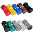 100PCS Round  Plastic Twist Tie with Iron Core Bendable Plant Training Wire - KiwisLove