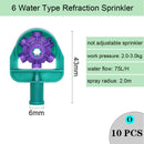 Irrigation Rotating Misting Refraction Hanging Nozzle Sprinkler Dripper - KiwisLove
