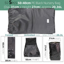 Garden PE Environmental Black Plastic Breathable Anti-UV Nursery Bags - KiwisLove
