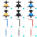 Irrigation Steady Flow Dripper With 4-Way 1/8" Water Pipe Cross Connector - KiwisLove