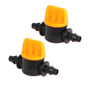 10PCS 1/4'' Barbed Mini Valve Shut Off Coupling Connectors - KiwisLove