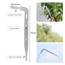 1/4" Hose Drip Irrigation Kit Transparent Bend Arrow Dripper Emitter Sprinkler - KiwisLove