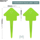 25 pcs Thick  Plastic Plant Labels Waterproof Re-Usable Nursery Vegetables - KiwisLove