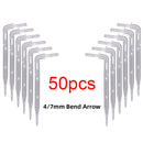 50PCS 4/7mm Transparent Elbow Arrow Drippers Bending 1/4'' Drop Emitter - KiwisLove