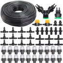 Micro Drip Irrigation Watering Kit System Automatic Self Water Adjustable - KiwisLove