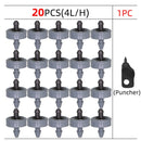 20PCS Pressure Compensating Emitter Dripper Self-cleaning Drip Irrigation - KiwisLove