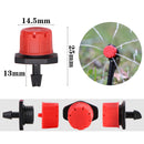 Hose Micro Drip Irrigation Watering Kit  Flow Dripper Sprinkler Spray Mist - KiwisLove